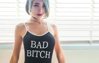 GIRLT果团网 – 周妍希灰丝私房一览，原图里的小心机真让人上瘾。
