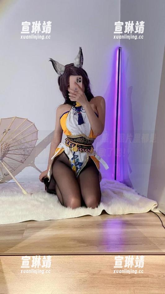 啾小妍Deer最新“甜心”照，照片里都是糖糖的调调，心过敏了哟！
